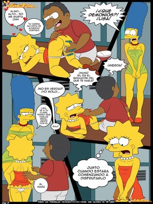 8muses Adult Comics Los Simpsons- Amor para el bravucu00f3n image 04 