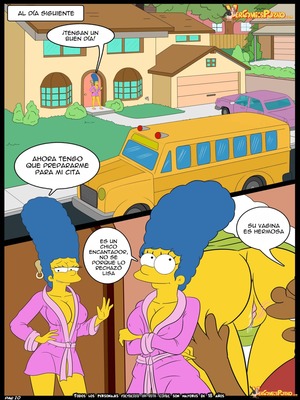 8muses Adult Comics Los Simpsons- Amor para el bravucu00f3n image 11 