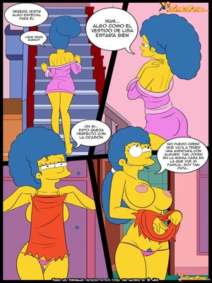 8muses Adult Comics Los Simpsons- Amor para el bravucu00f3n image 12 