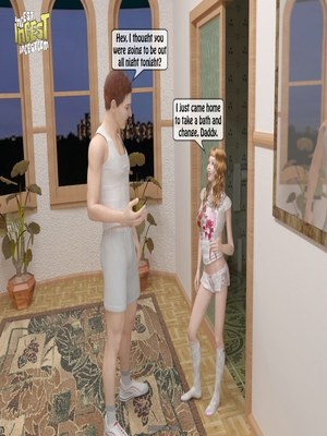 Lucky Daddy- Incest 8muses 3D Porn Comics