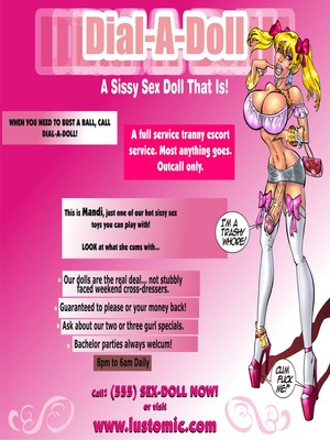 Lustomic- Dial-A-Doll 8muses Adult Comics
