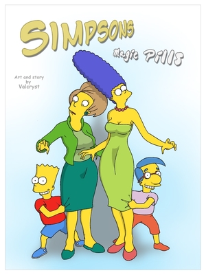 8muses  Comics Magic Pills- The Simpsons image 01 