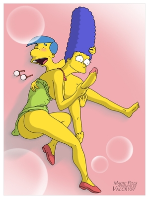 8muses  Comics Magic Pills- The Simpsons image 02 