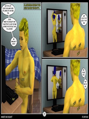 8muses 3D Porn Comics Marge’s Big Secret- Simpsons 3D image 02 