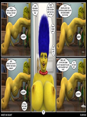 8muses 3D Porn Comics Marge’s Big Secret- Simpsons 3D image 12 