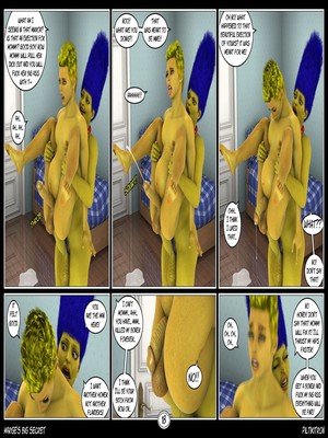 8muses 3D Porn Comics Marge’s Big Secret- Simpsons 3D image 19 