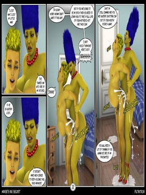 8muses 3D Porn Comics Marge’s Big Secret- Simpsons 3D image 23 