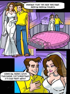 8muses  Comics Mom-Son – Fake wedding image 02 