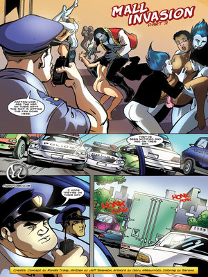 8muses Adult Comics Night Shift Patrol #2 image 02 