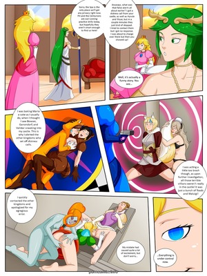 8muses Adult Comics Peach- Palutenas Princessification image 01 