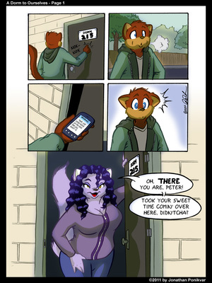 8muses Adult Comics [PeterAndWhitney] A Dorm to Ourselves image 01 