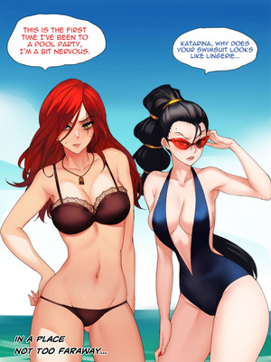 8muses Hentai-Manga Pool Party- Summer in summoner’s rift image 13 