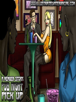 8muses Interracial Comics Pub Night Pick Up- illustrated interracial image 01 