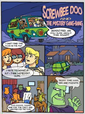 Screwbee Doo- Mystery Gang Bang 8muses Adult Comics