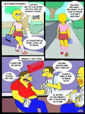 8muses  Comics Simpsons – Bart’s Lil’ sis image 02 