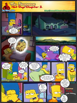 Simpsons Hot Days chapter 2 8muses Porncomics