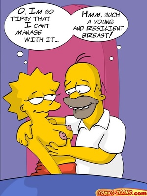 8muses Adult Comics Simpsons- The Drunken Family image 04 