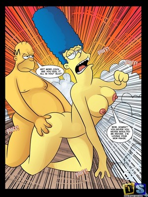 8muses Adult Comics Simpsons- Wiggumu2019s turned to Homer image 08 