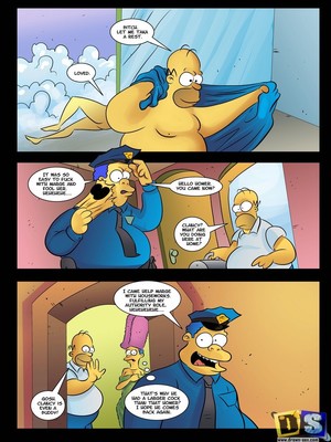 8muses Adult Comics Simpsons- Wiggumu2019s turned to Homer image 10 