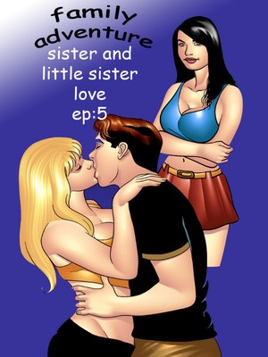 Sister & little sister love- Family adventure 5 8muses Adult Comics
