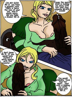 8muses Interracial Comics Son’s Hot Little Blonde- Illustrated interracial image 15 