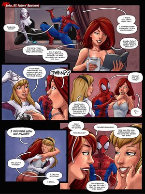 8muses Porncomics Spider- Gwen Bygone Blues- Tracy Scops image 03 