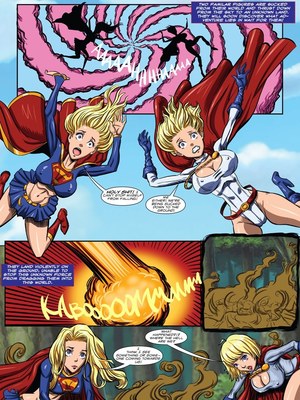 8muses Porncomics Supergirl and Power Girl- Pervtopia image 02 