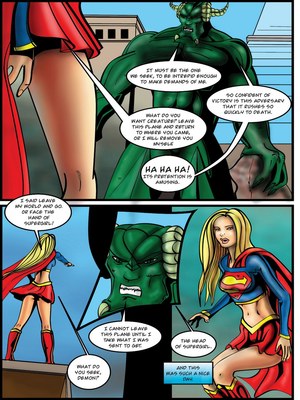 8muses Porncomics Supergirl Demonic Bloodsport image 04 