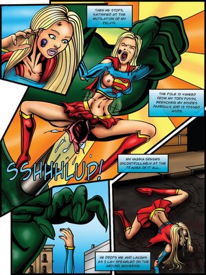 8muses Porncomics Supergirl Demonic Bloodsport image 30 