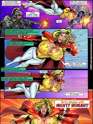 8muses Porncomics Superheroine Central- Mighty cow image 09 
