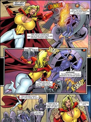 8muses Porncomics Superheroine Central- Mighty cow image 10 