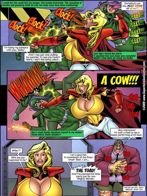 8muses Porncomics Superheroine Central- Mighty cow image 19 
