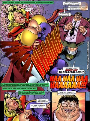 8muses Porncomics Superheroine Central- Mighty cow image 31 