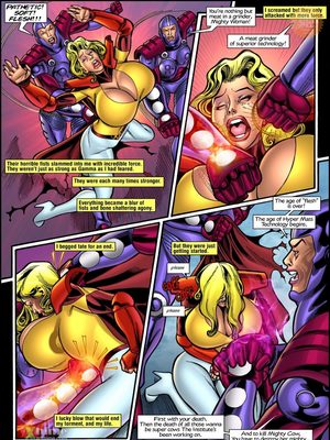 8muses Porncomics Superheroine Central- Mighty cow image 44 