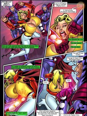 8muses Porncomics Superheroine Central- Mighty cow image 45 