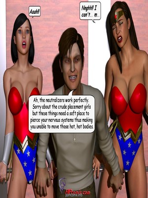 8muses 3D Porn Comics SuperHeroineCentral- Elevator Ambush image 10 