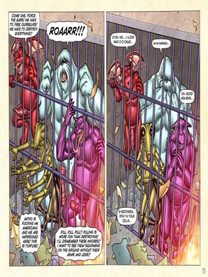 8muses Porncomics SuperHeroineCentral- Freedom Stars in Prison Heat image 83 