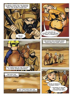 8muses Adult Comics SuperHeroineCentral- Sahara Vs. the Taliban image 03 