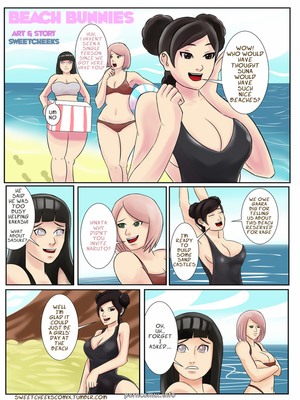 8muses Hentai-Manga Sweetcheeks- Beach Bunnies image 01 