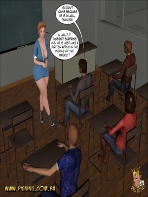 8muses Interracial Comics Teacher Dolores- Learning a Lesson (Pig King) image 04 