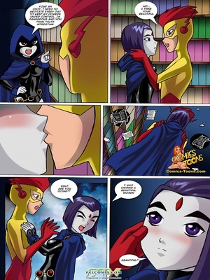 8muses Adult Comics Teen Titans Comic – Raven vs Flash image 04 