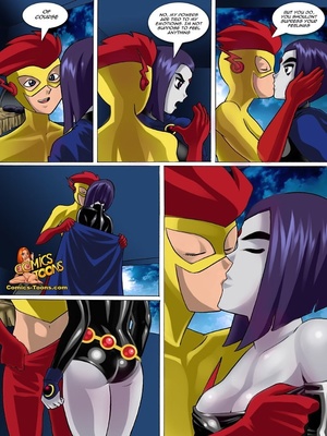 8muses Adult Comics Teen Titans Comic – Raven vs Flash image 05 