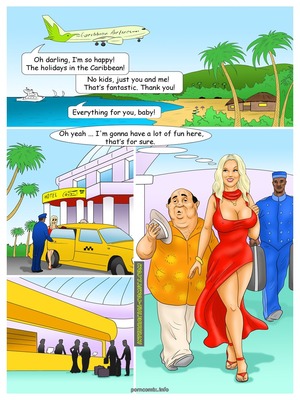 8muses Interracial Comics The Caribbean Holidays- Interracial image 02 