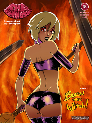 The Cummoner 7- Burn with Witch 8muses Adult Comics