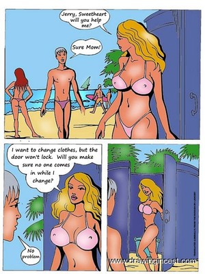 8muses  Comics The Family Beach Vacation image 02 