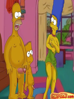 8muses Cartoon Comics The Simpsons- Lustful Homer and Marge image 02 