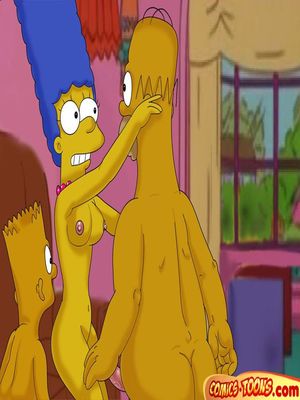 8muses Cartoon Comics The Simpsons- Lustful Homer and Marge image 03 