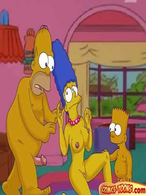8muses Cartoon Comics The Simpsons- Lustful Homer and Marge image 04 
