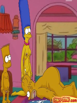 8muses Cartoon Comics The Simpsons- Lustful Homer and Marge image 12 