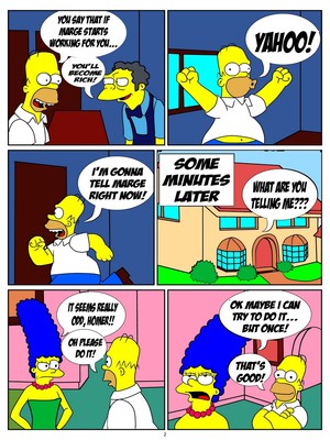 8muses Cartoon Comics The Simpsons- One Day At Moe’s image 02 